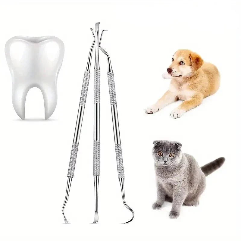 Tartar Scraper For Dogs,
Remove Tartar, Tartar Scraper 3 sets for dogs and cats - Petifo