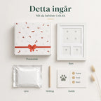 Paw Print Frame with Clay Kit what's included - Petifo