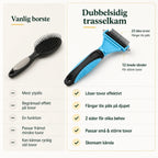 Deshedding Brush double-sided - Petifo