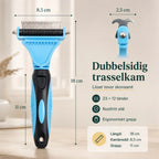 Deshedding Brush detangling comb - Petifo