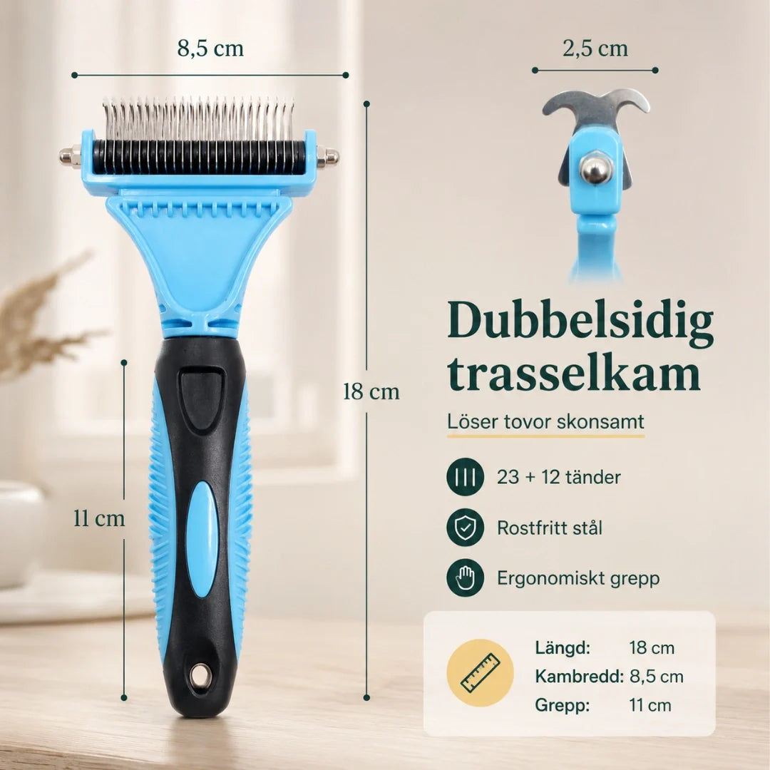 Deshedding Brush detangling comb - Petifo