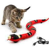Serpiente de juguete automática para gatos