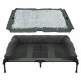 Cama elevada ventilada para perros