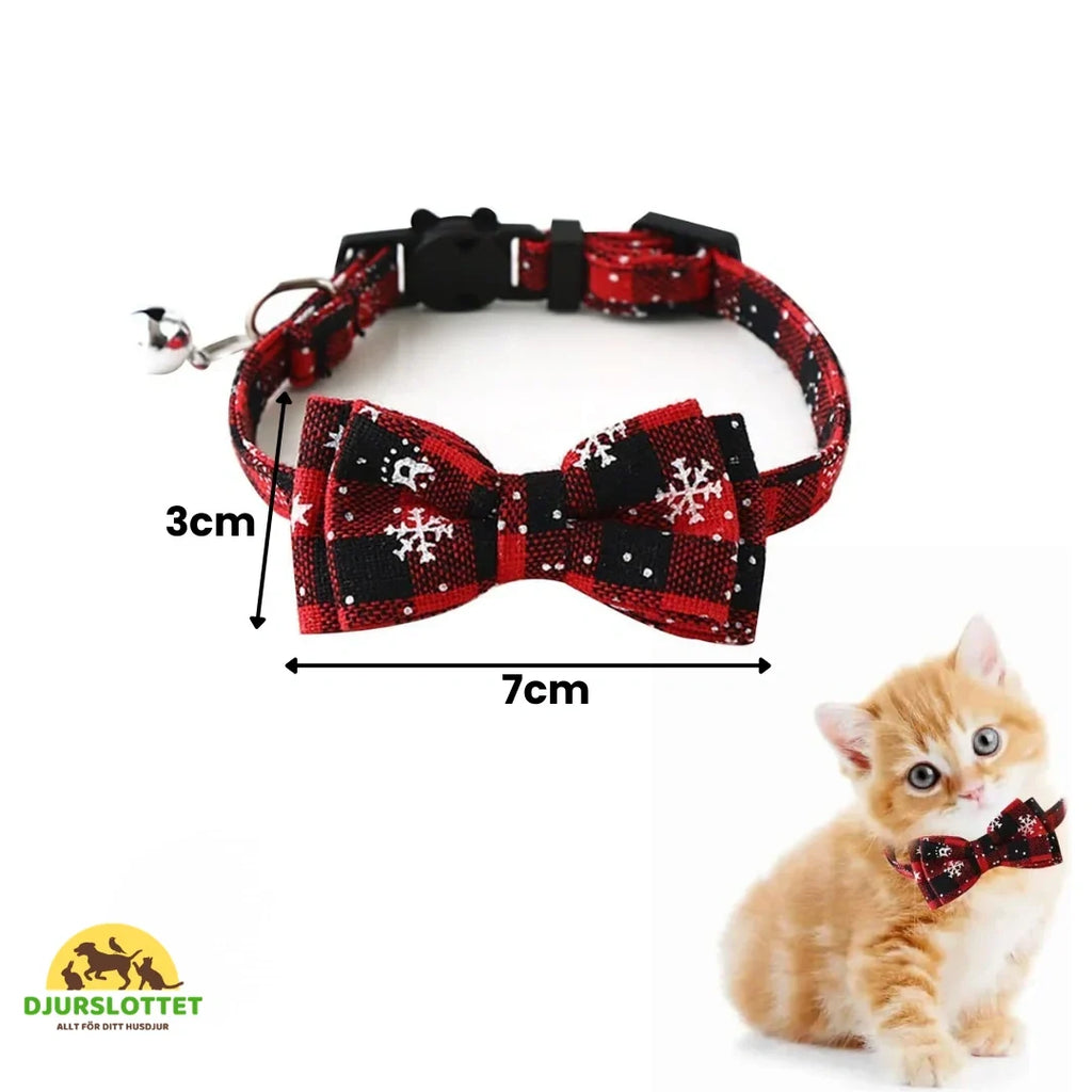 Product size of Christmas Bow Tie for Dogs and Cats-Petifo