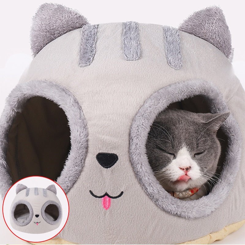 kittencomfy | Cute Cat House with 2 openings - djurslottet