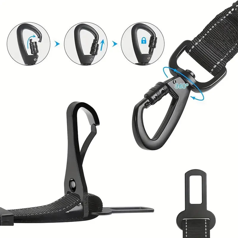 Car Seat Belt For Dogs, 
Dog Car Belt, Heavy-Duty Car Seat Belt for Pets