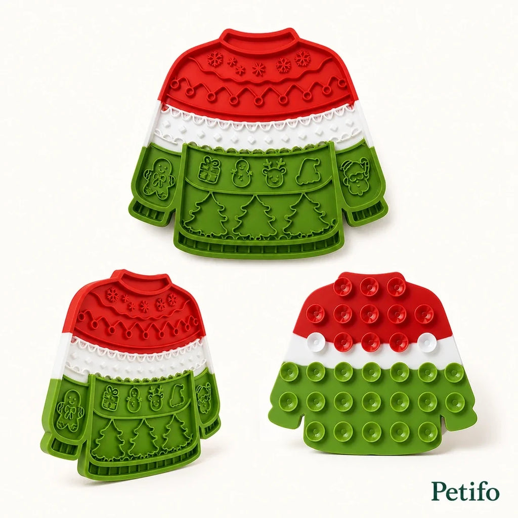 Vista frontal y posterior con ventosas de MerryLick – Petifo