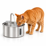 PawHut Fuente de agua de 2.5 L para gatos
