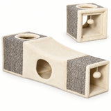 Túnel para gatos 2 en 1 PawHut