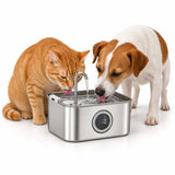 PawHut Fuente de agua de 3.2 L para mascotas
