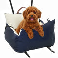 PawHut dog car seat and travel bed, front product view - Petifo