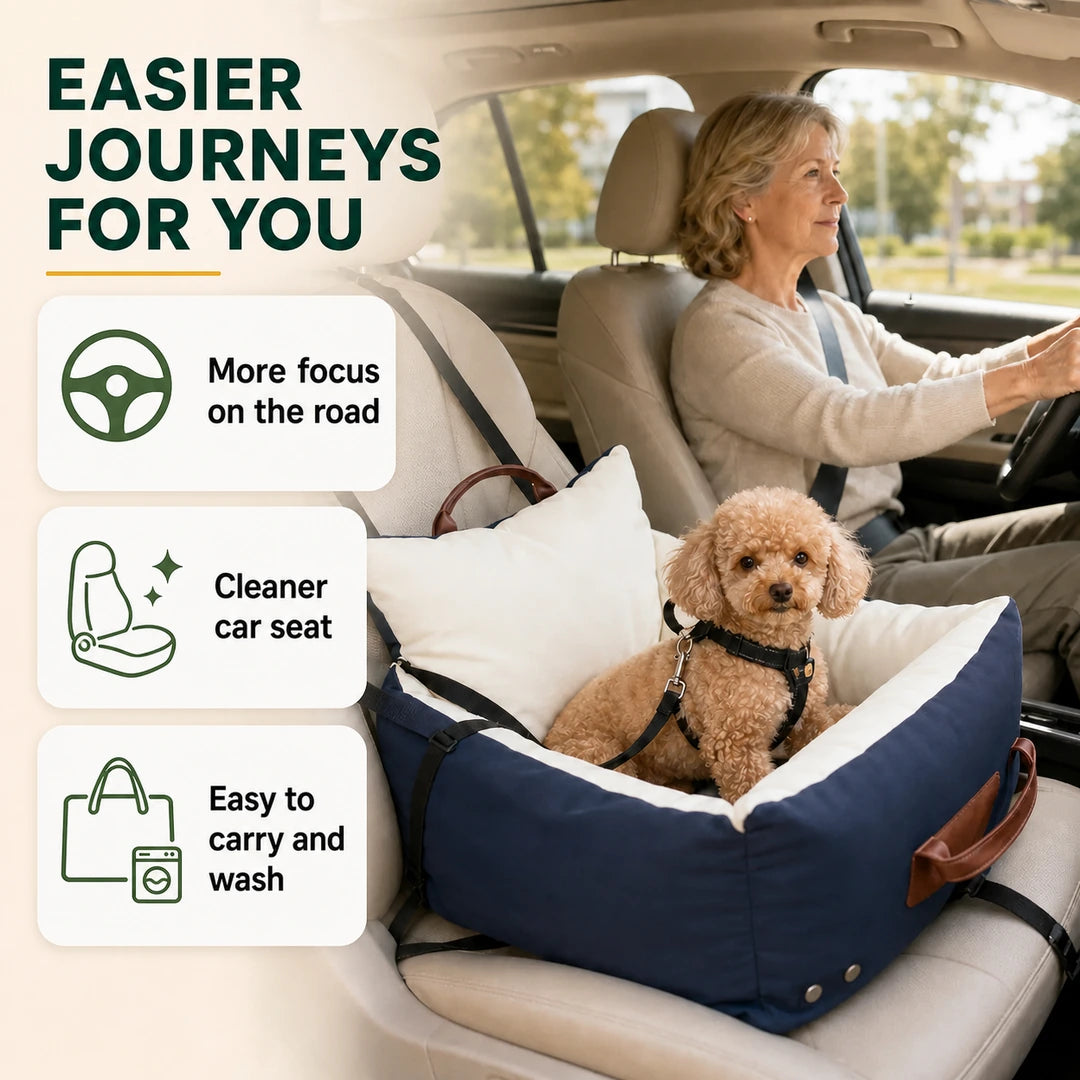 Owner benefits of the PawHut dog car seat and travel bed - Petifo