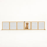 Puerta de madera plegable para perros PawHut