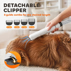 Detachable clipper and four guide combs for PawHut grooming - Petifo