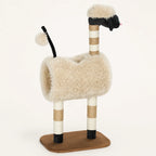 PawHut sheep-shaped cat tree with tunnel on a clean studio background - Petifo