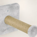 Close-up of the PawHut wall-mounted sisal scratching step - Petifo