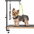 Pet Grooming Support Arm with a Yorkshire Terrier on a white background