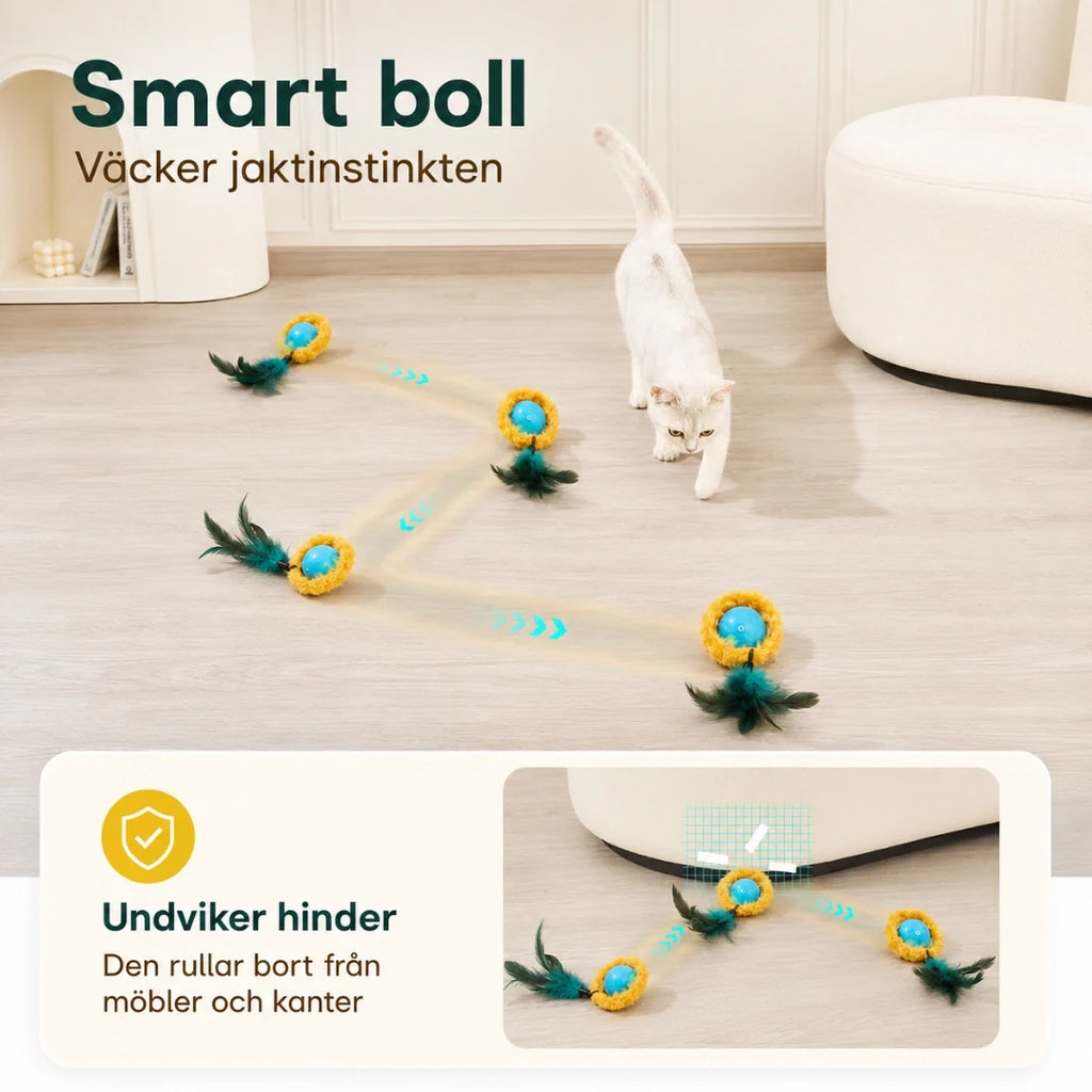 Purrnivo Self-Rolling Play Ball for Cats smart - Petifo