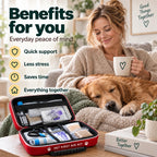 Benefits of keeping the TryggPet Pet First Aid Kit at home